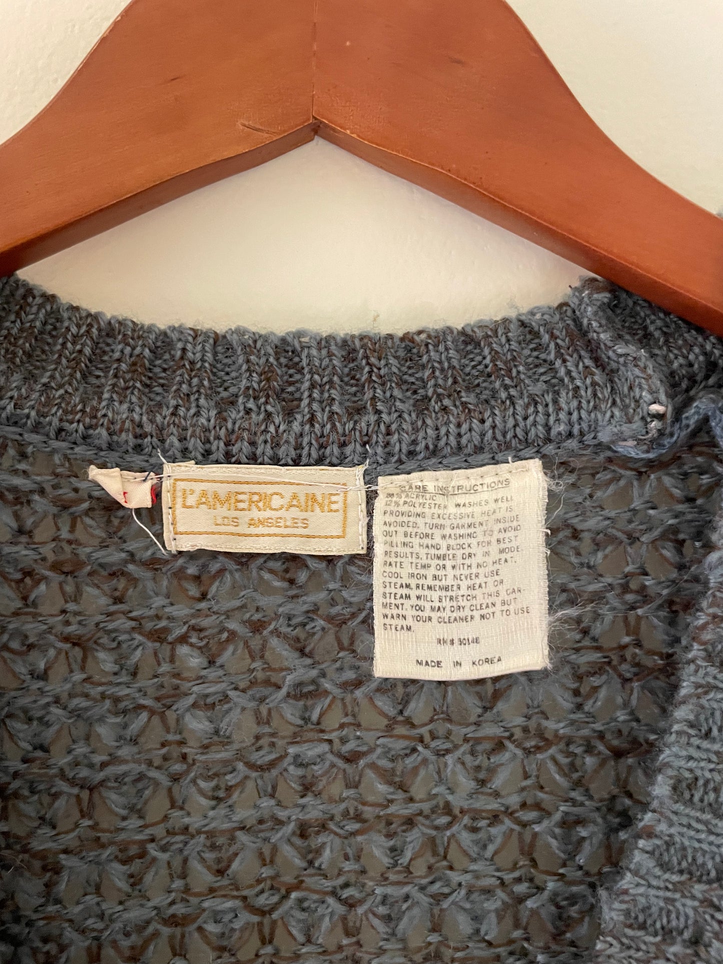 Vintage L’Americaine Sweater Vest