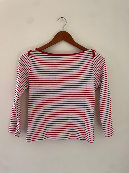 Red Striped Cotton Tee