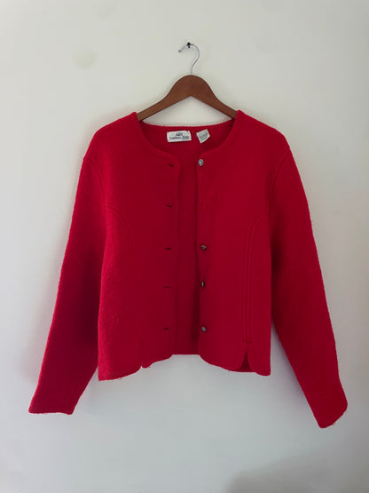 Vintage Carroll Reed Wool Cardigan