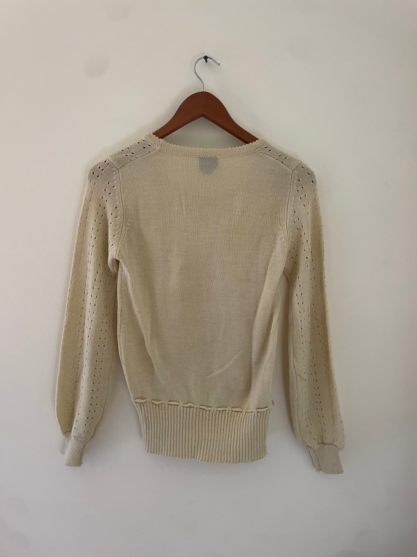Vintage Tie Waist Sweater