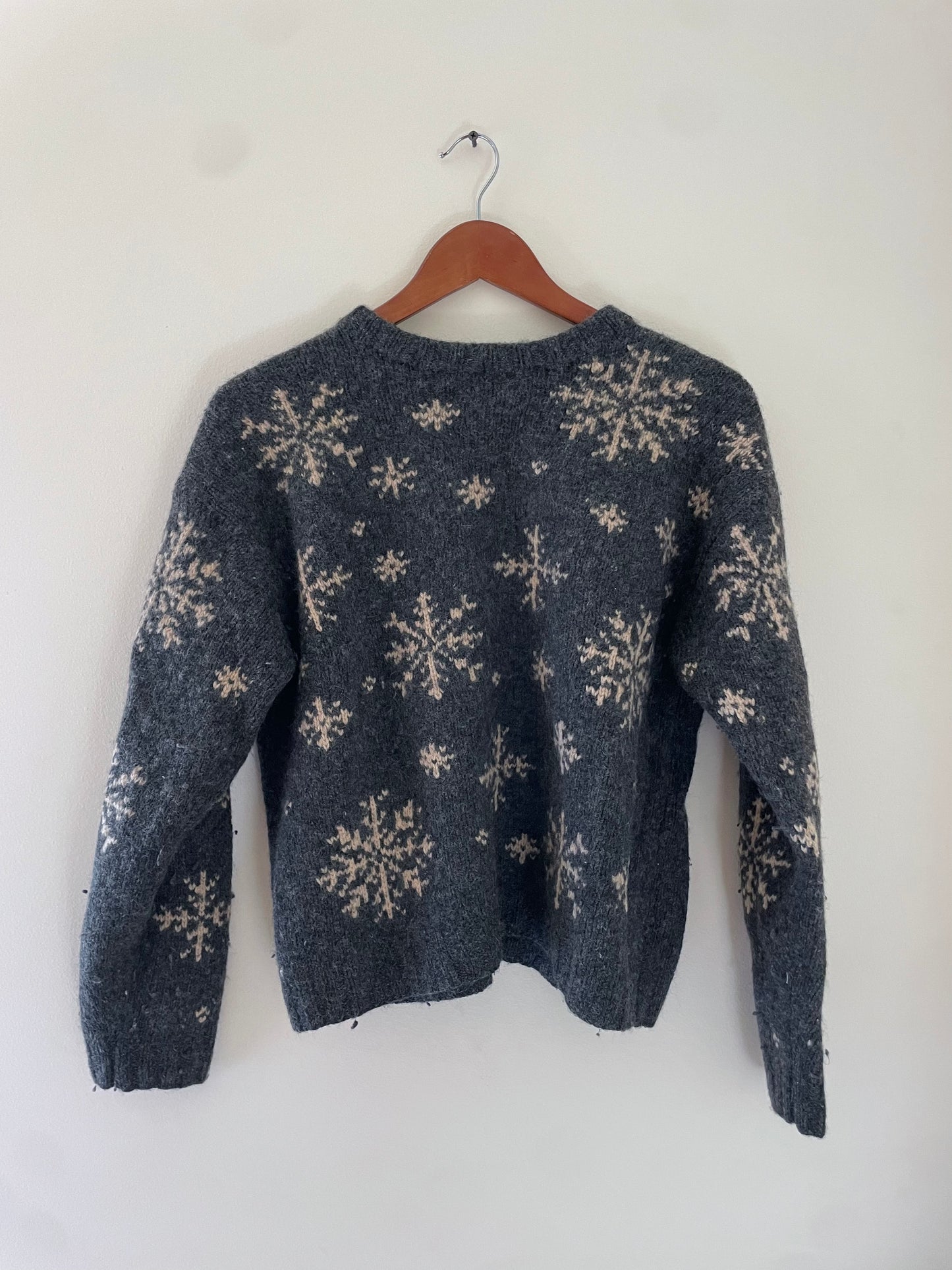 Vintage J Crew Snowflake Sweater