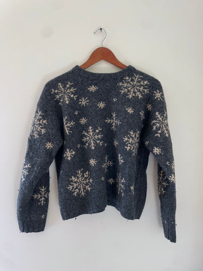 Vintage J Crew Snowflake Sweater