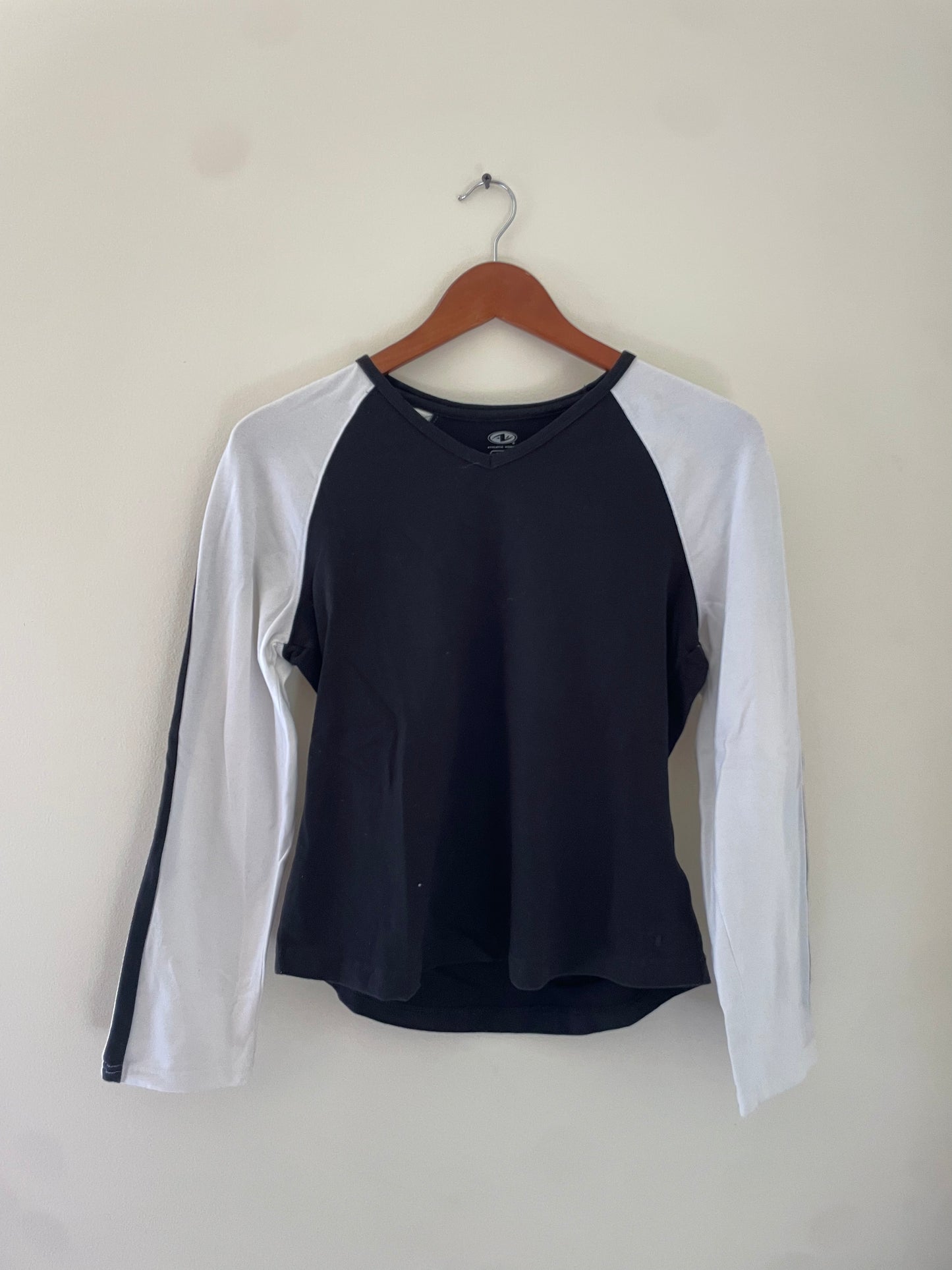 Vintage Contrast Sleeve Cotton Tee