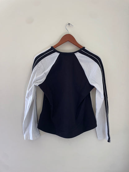 Vintage Contrast Sleeve Cotton Tee
