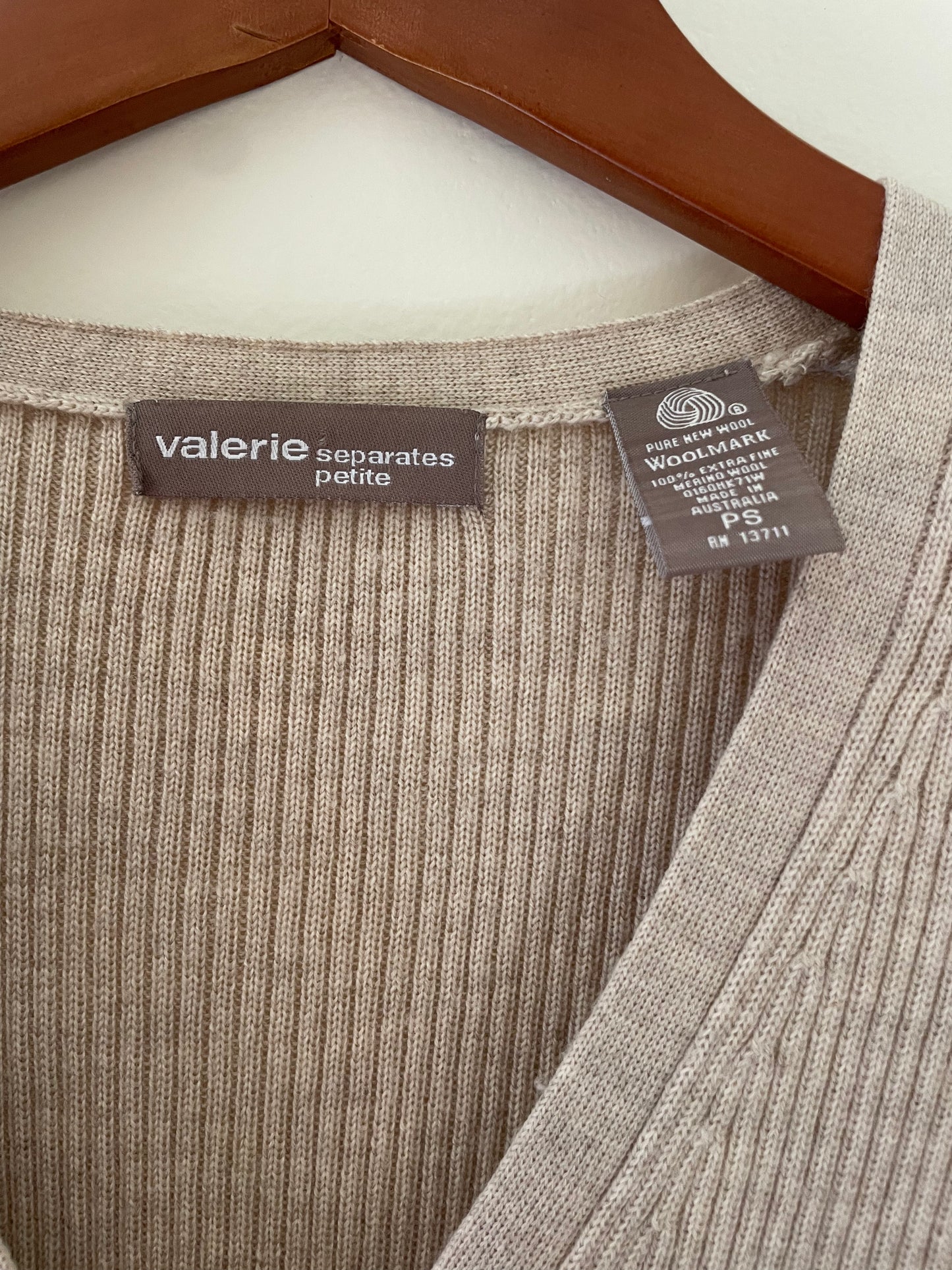 Vintage Merino Wool Cardigan