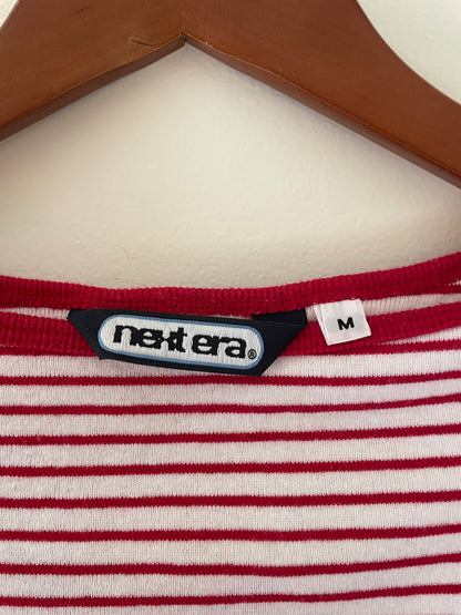 Red Striped Cotton Tee