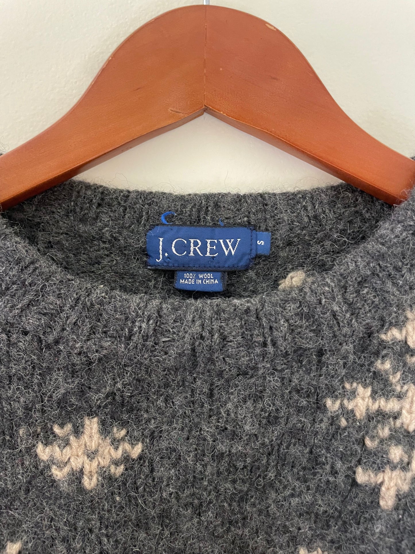Vintage J Crew Snowflake Sweater