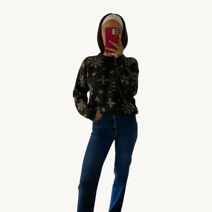 Vintage J Crew Snowflake Sweater